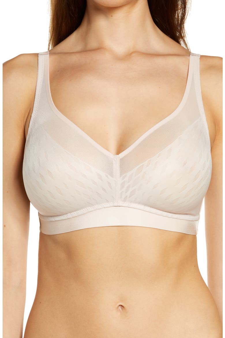 Elevated Allure Wireless Bra, Main, color, ROSE DUST