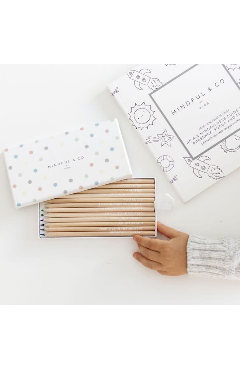 Mindful & Co Kids Mindful Coloring Pack, Alternate, color, White