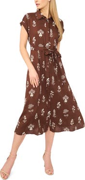 Ted Baker Brandi Tie Waist Midi Dress