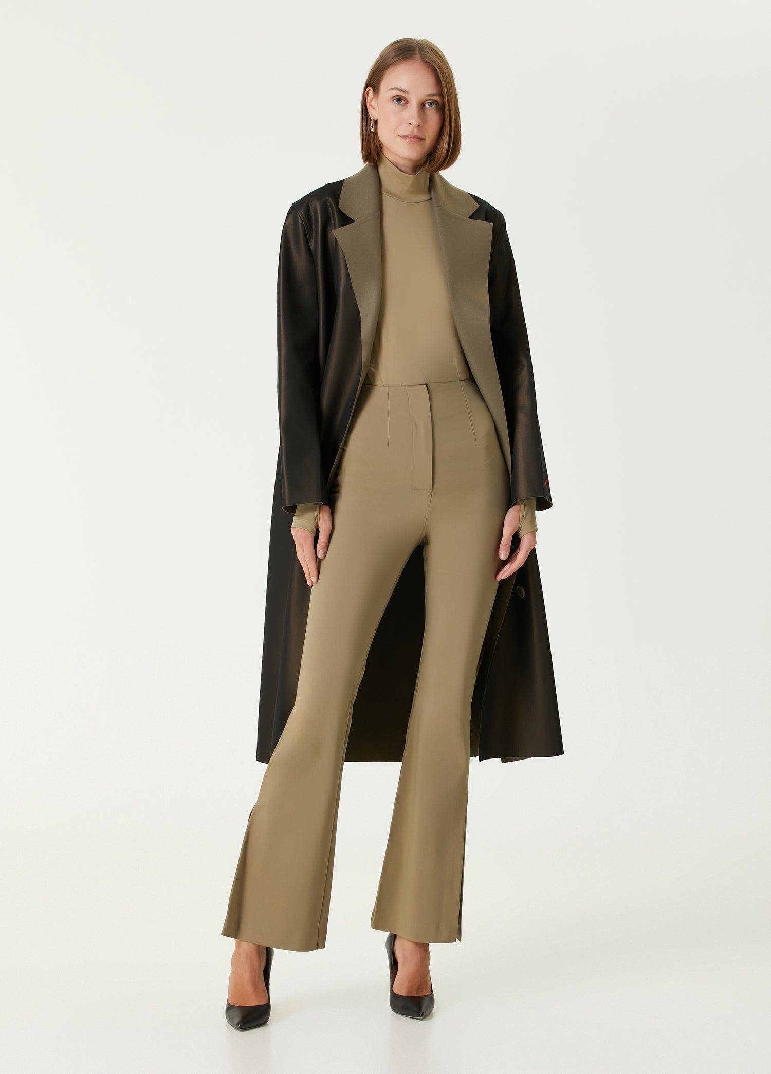 Cotton Flared Skinny Pant - image 4