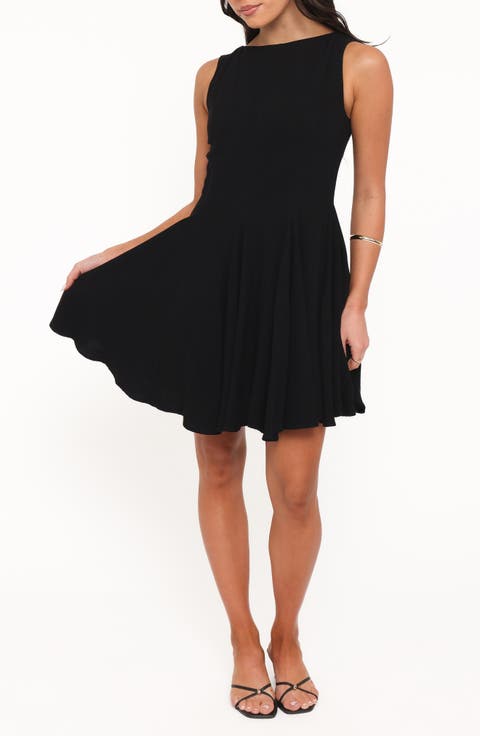 Vanity Sleeveless Fit & Flare Minidress