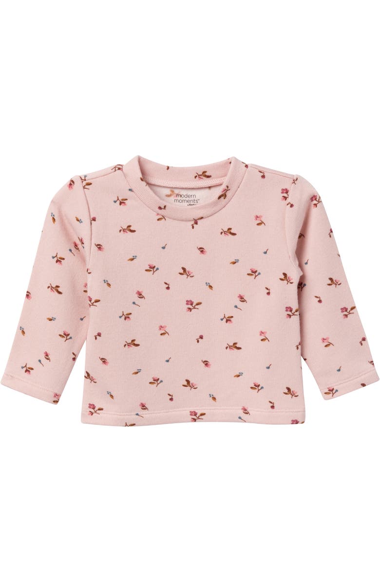 Modern Moments<sup>™</sup> by Gerber Microplush Overall & Shirt Set, Alternate, color, Dark Rose