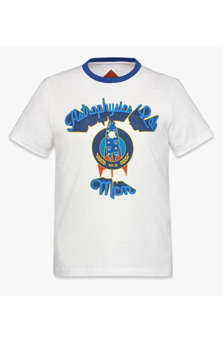 MCM Astrophysics Lab T-Shirt in Organic Cotton, Main, color, White