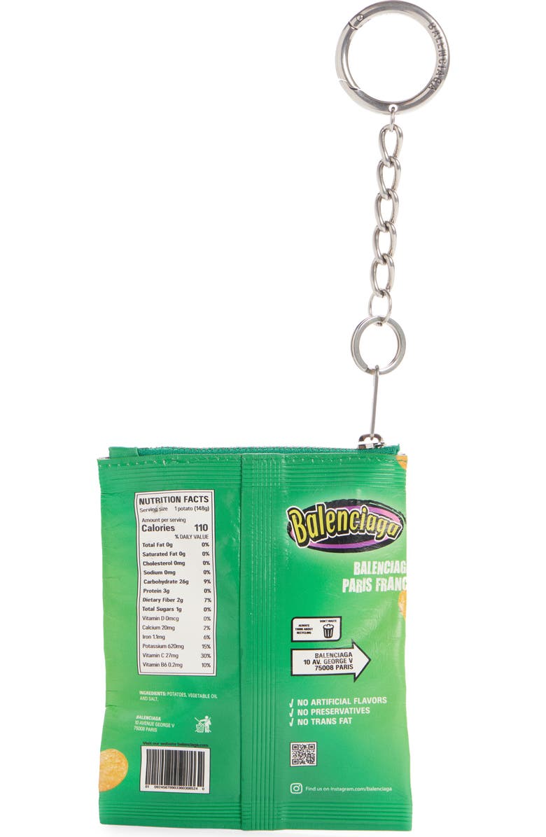 Balenciaga Sour Cream & Onion Leather Pouch Bag Charm, Alternate, color,