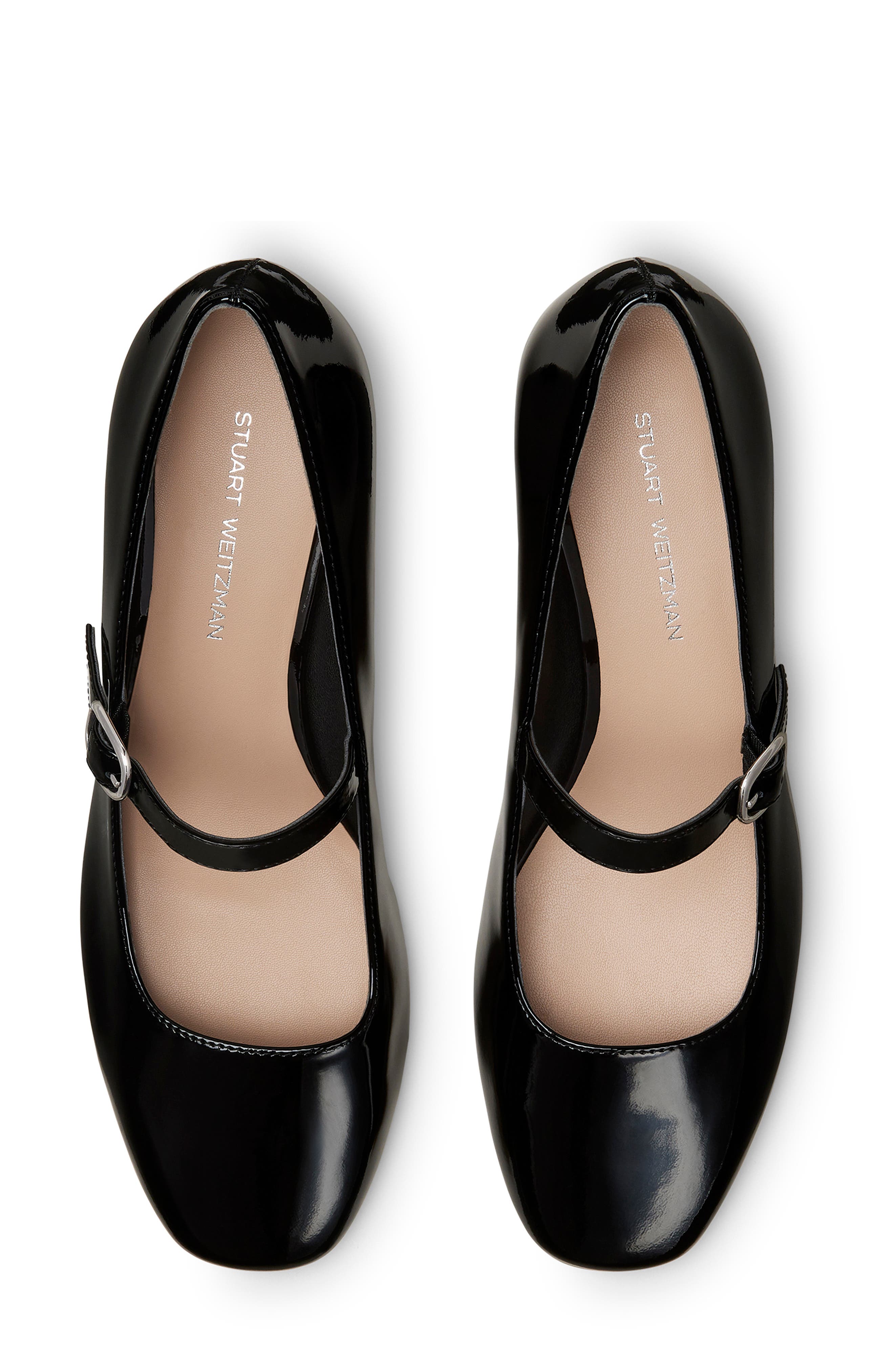 Stuart Weitzman Louise 50 Mary Jane Pump, Alternate, color, Black