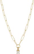 MESHMERISE Princess Cut Diamond Pendant Necklace - 0.10 ctw