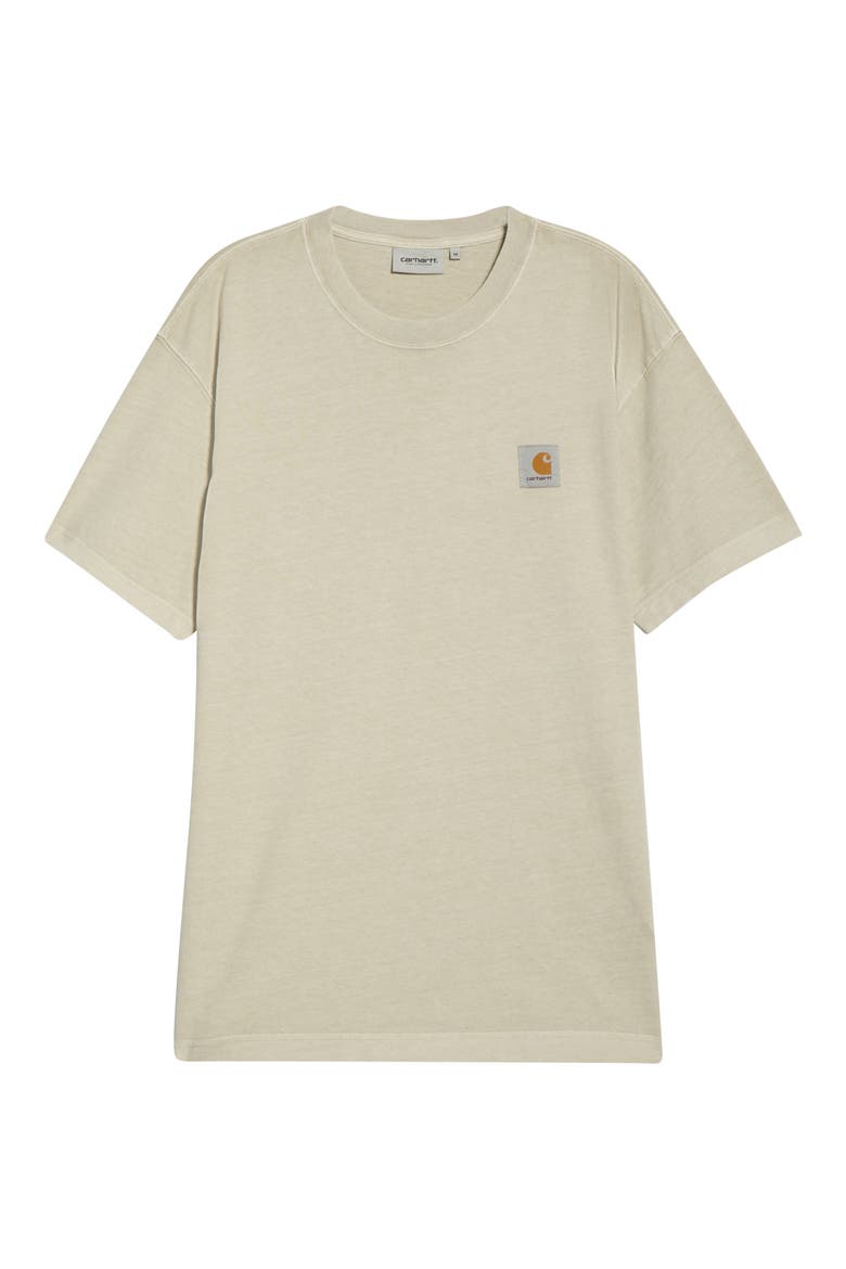 Vista Loose Fit Logo T-Shirt, Alternate, color, WHITE GARMENT DYED