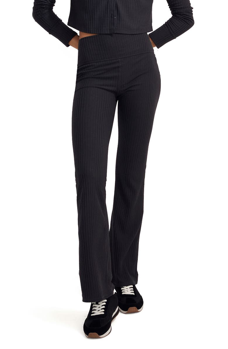MWL Brushed Rib Flare Leggings, Main, color,