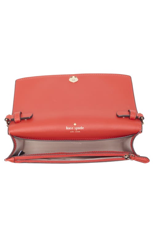 Kate Spade New York Small Flap Crossbody Bag In Red