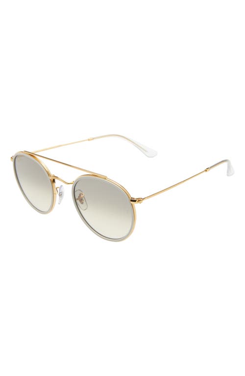 Ray Ban Ray-ban 51mm Aviator Gradient Lens Sunglasses In Gold