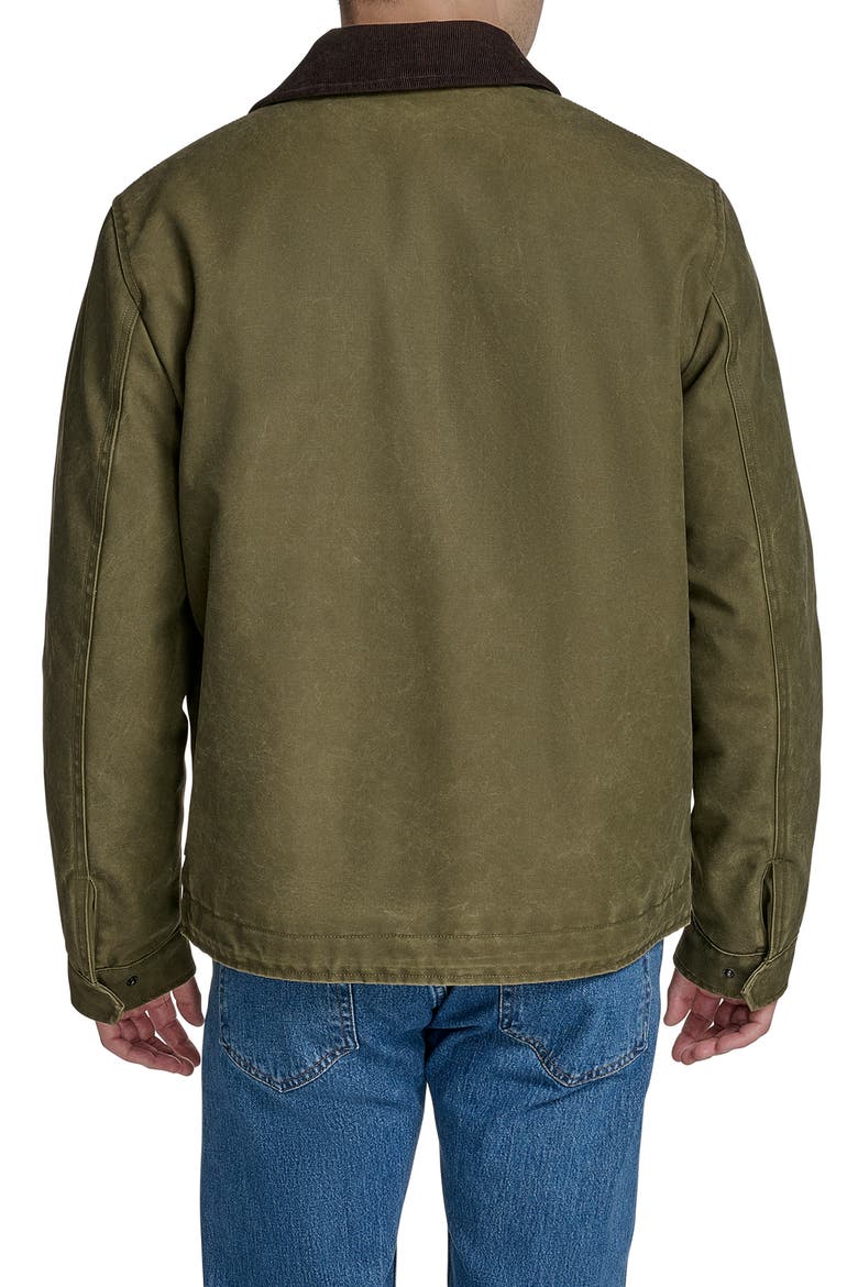 Zip Front Barn Jacket, Alternate, color, LIGHT OLIVE
