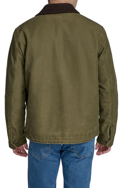 Levi's Zip Front Barn Jacket In Green