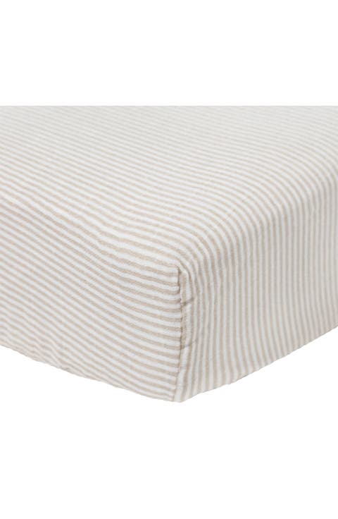 Organic Cotton Muslin Crib Sheet