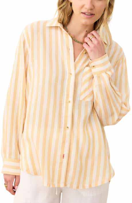 Marine Layer Jane Stripe Button-Up Shirt