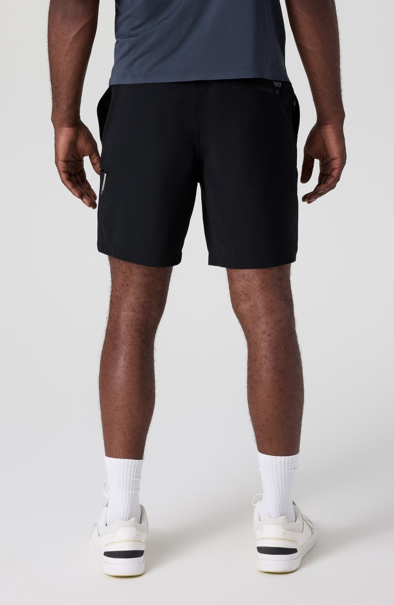 Vuori Fleet 7.5-Inch Performance Chino Shorts, Alternate, color, Black