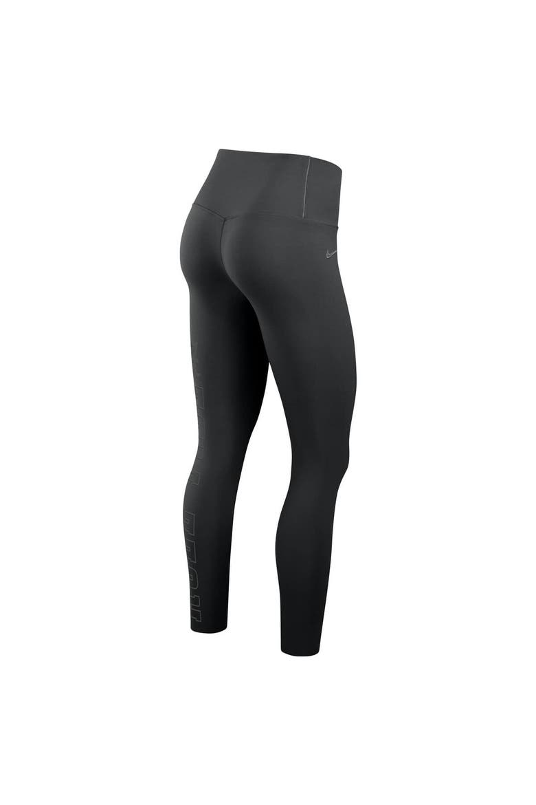 Women's Nike Black Alabama Crimson Tide Zenvy Performance Leggings, Alternate, color, Black
