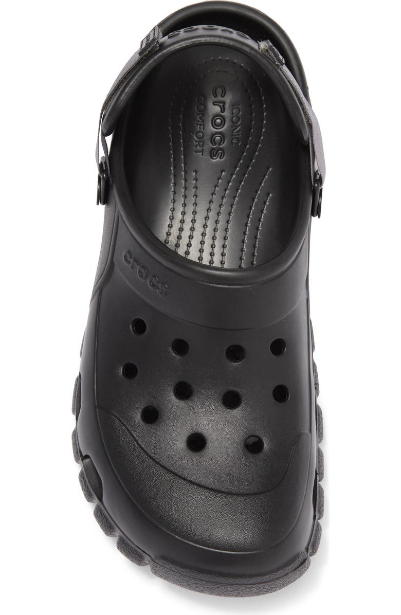 CROCS Gender Inclusive Offroad Sport Clog, Alternate, color, Blackk/Gpt