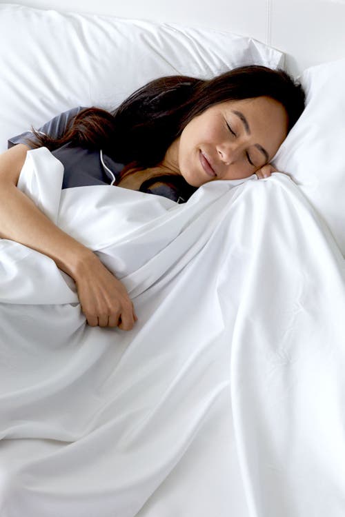 Bedvoyage Luxury 100% Viscose Cooling Bed Sheet Set In White