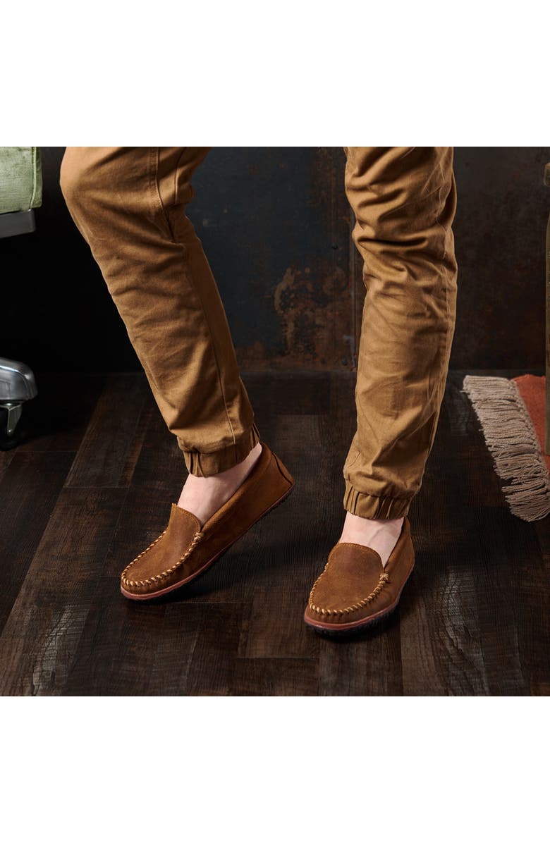 Minnetonka Venetian Tread Loafer, Alternate, color, Brown