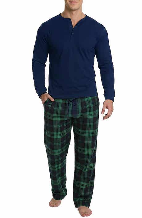 Henley & Flannel Pant Pajama Set