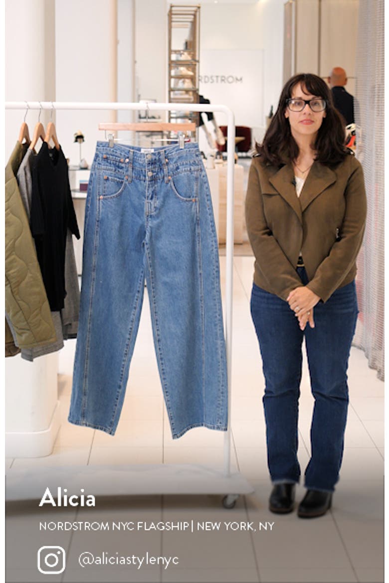 Caleb Double Waistband Wide Leg Jeans video
