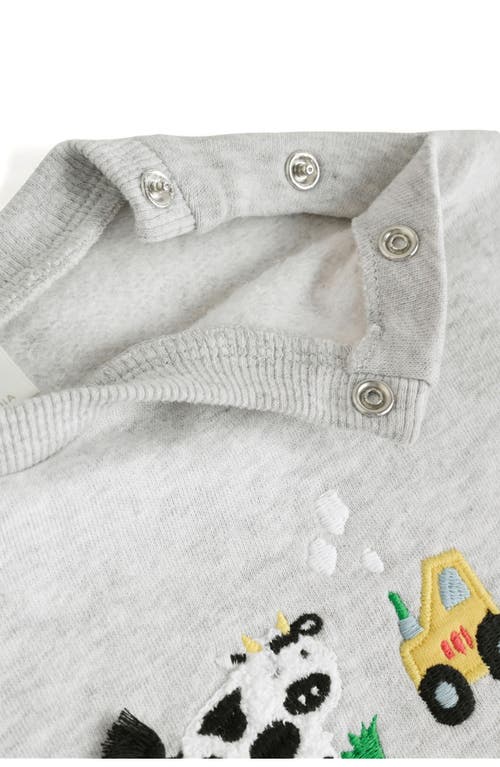Next Farmyard Embroidered Cotton Sweatshirt & Rib Leggings Set In Multi