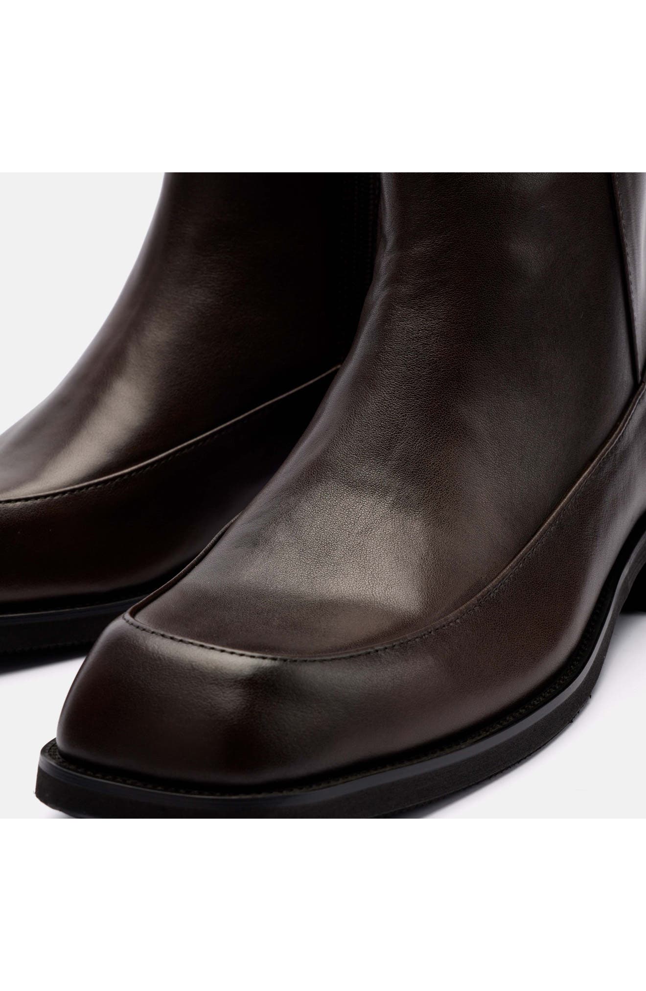 Admiral Leather Side Zip Boot, Alternate, color, CRAZY HORSE