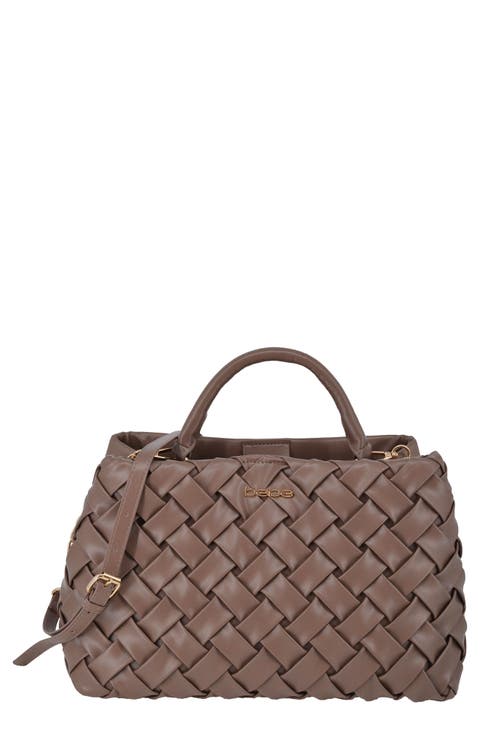 Luca Medium Woven Satchel