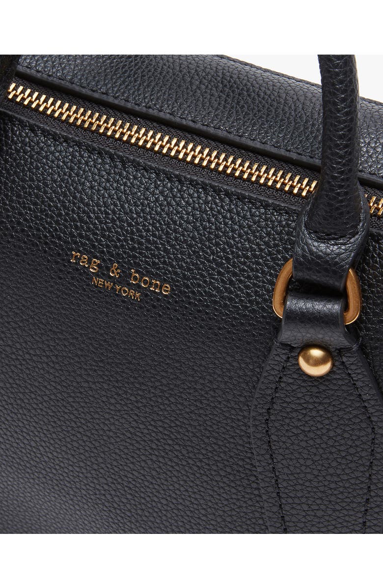 rag & bone Gramercy Small Satchel Bag, Alternate, color, Black