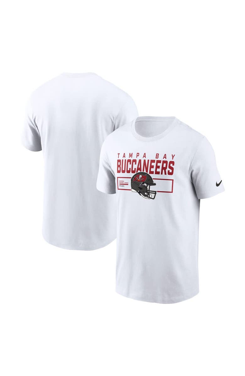 Nike Men's Nike White Tampa Bay Buccaneers Primetime Helmet Essential T-Shirt, Alternate, color, White