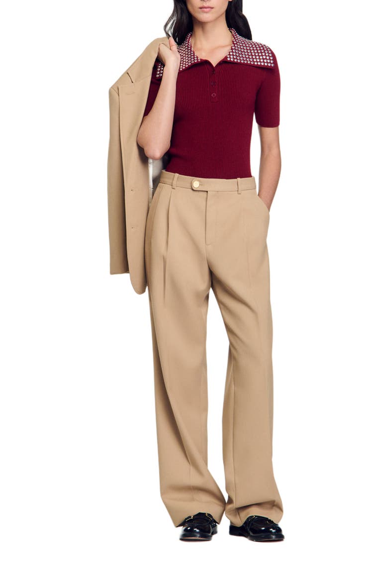 Suit trousers, Alternate, color, Sand