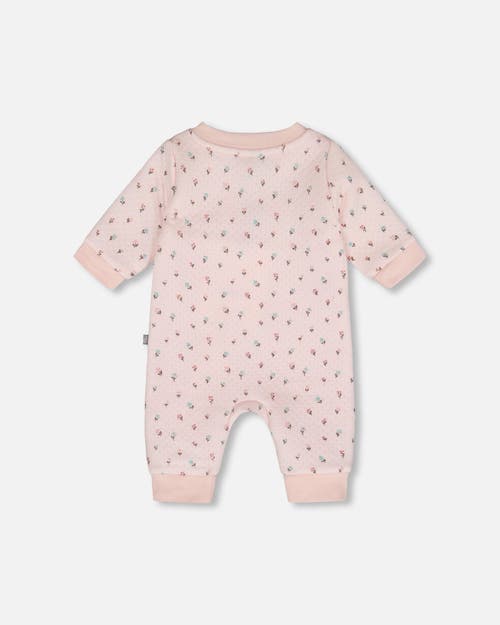 Deux Par Deux Organic Cotton One-piece And Romper In Pink