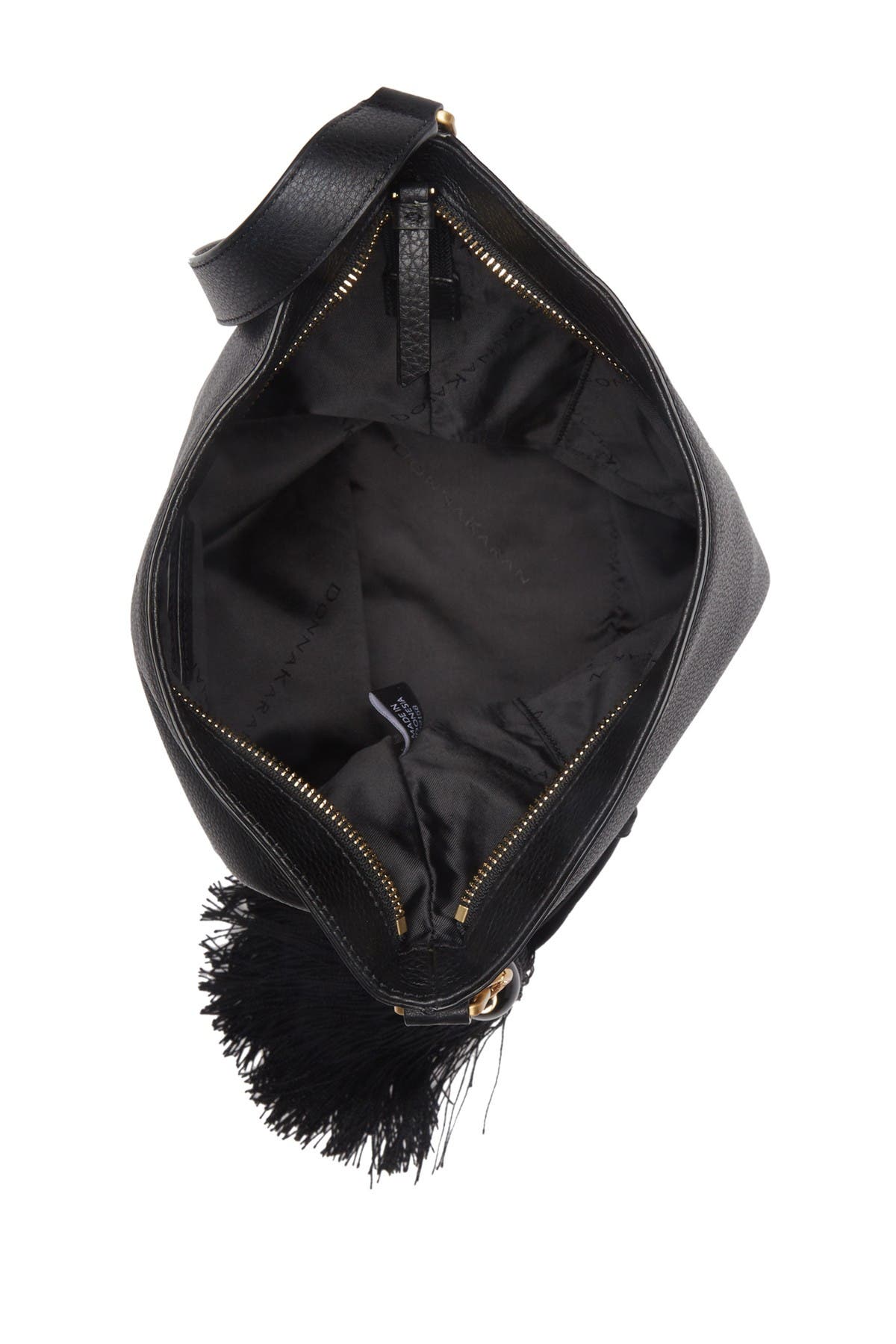 Donna Karan New York Raz Leather Bucket Crossbody Bag, Alternate, color, 