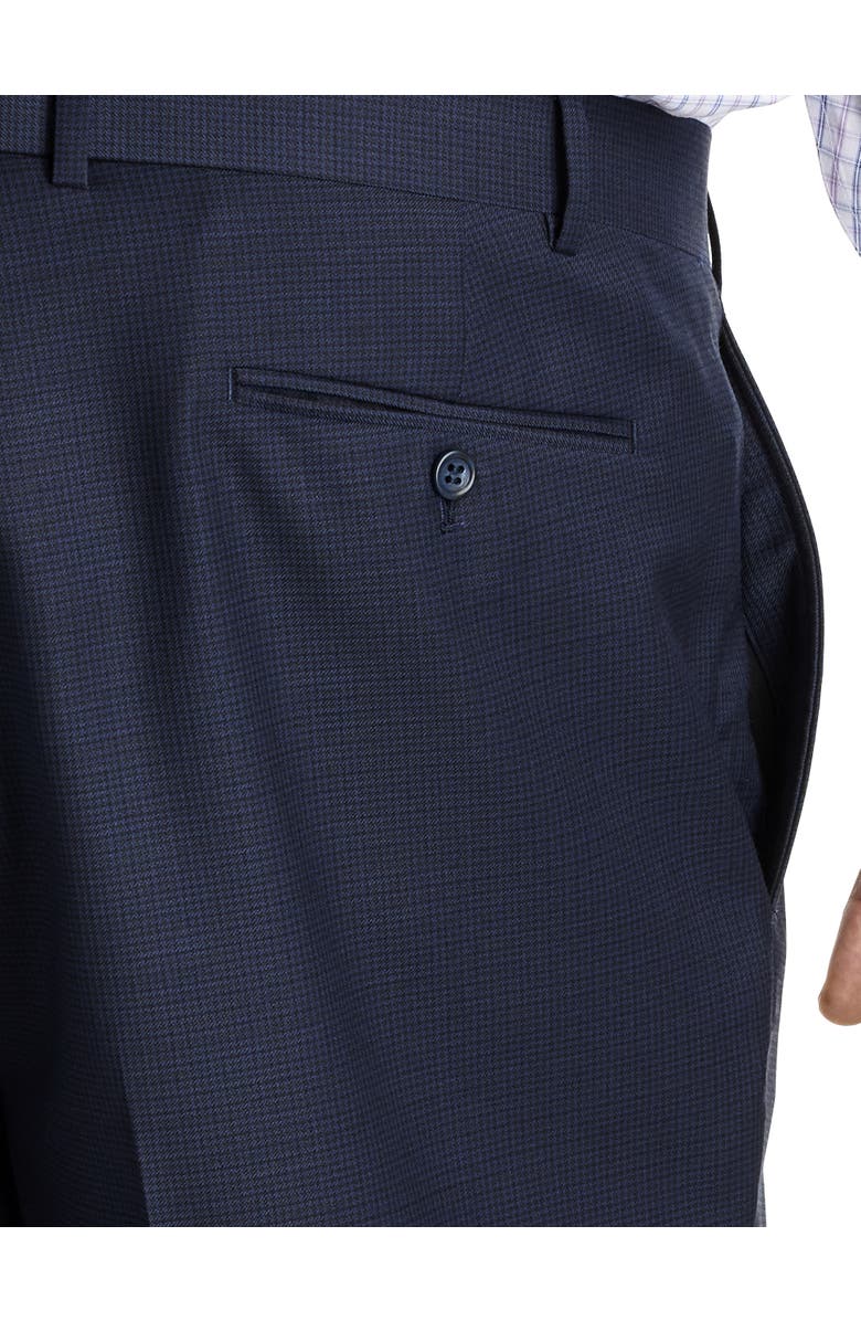 JV Reflex Big & Tall Flat-front Suit Pants, Alternate, color, Navy