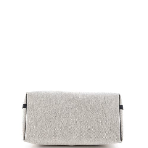 Pre-owned Hermes Hermes 24/24 Bag Canvas And Swift 35 In Neutral