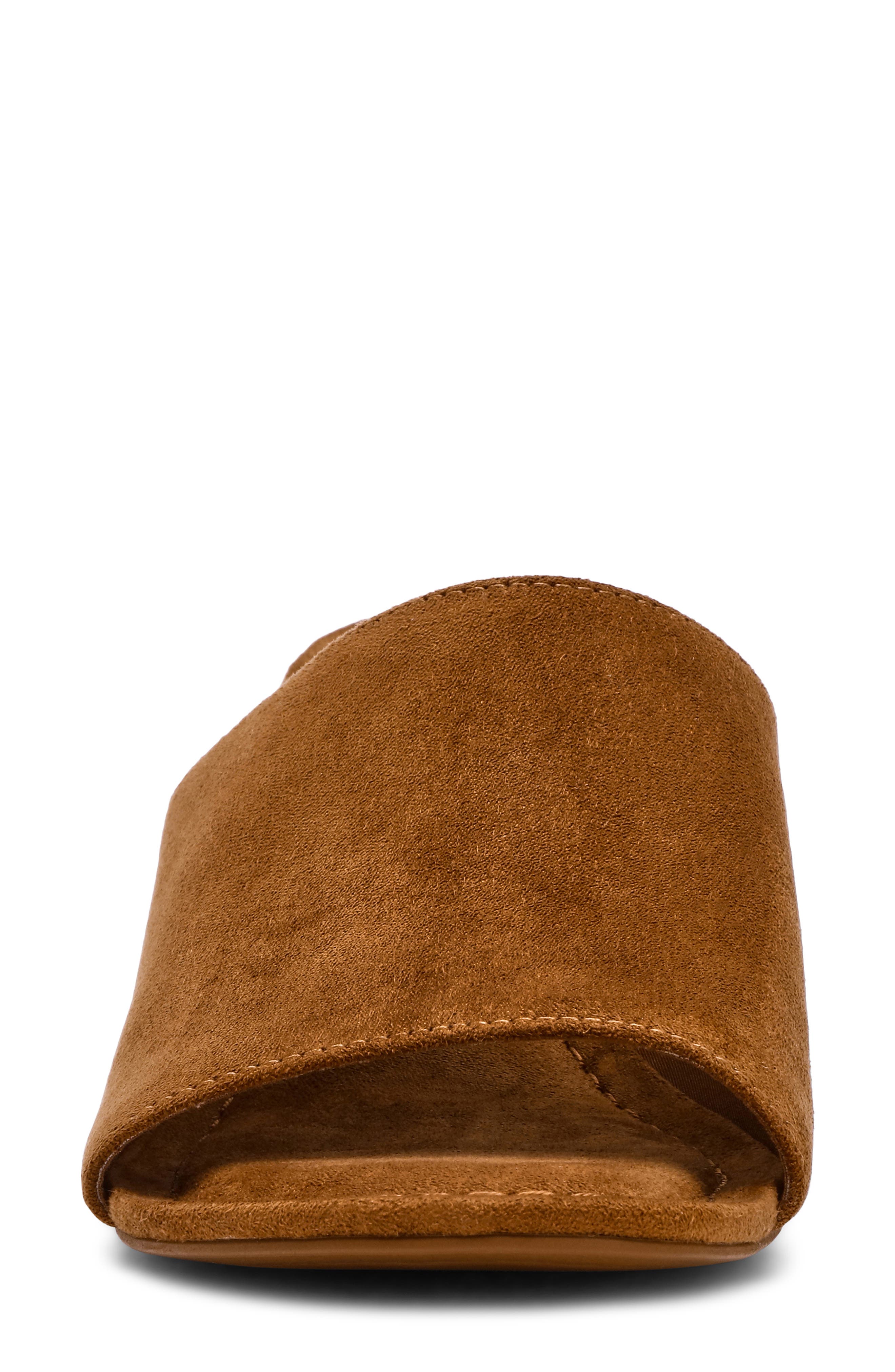 Anne Klein Charisma Wedge Slide Sandal, Alternate, color, Hazelnut