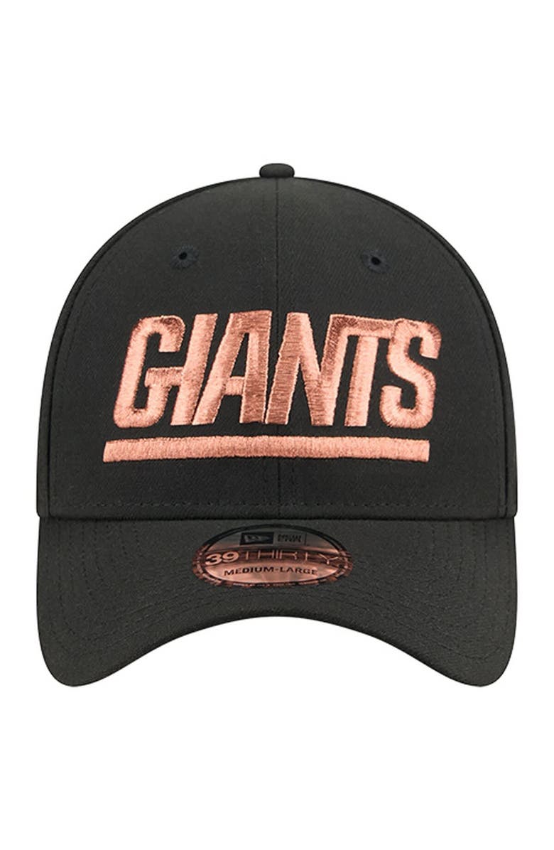 New Era Men
s New Era  Black New York Giants Empire 39THIRTY Flex Hat, Alternate, color, Black