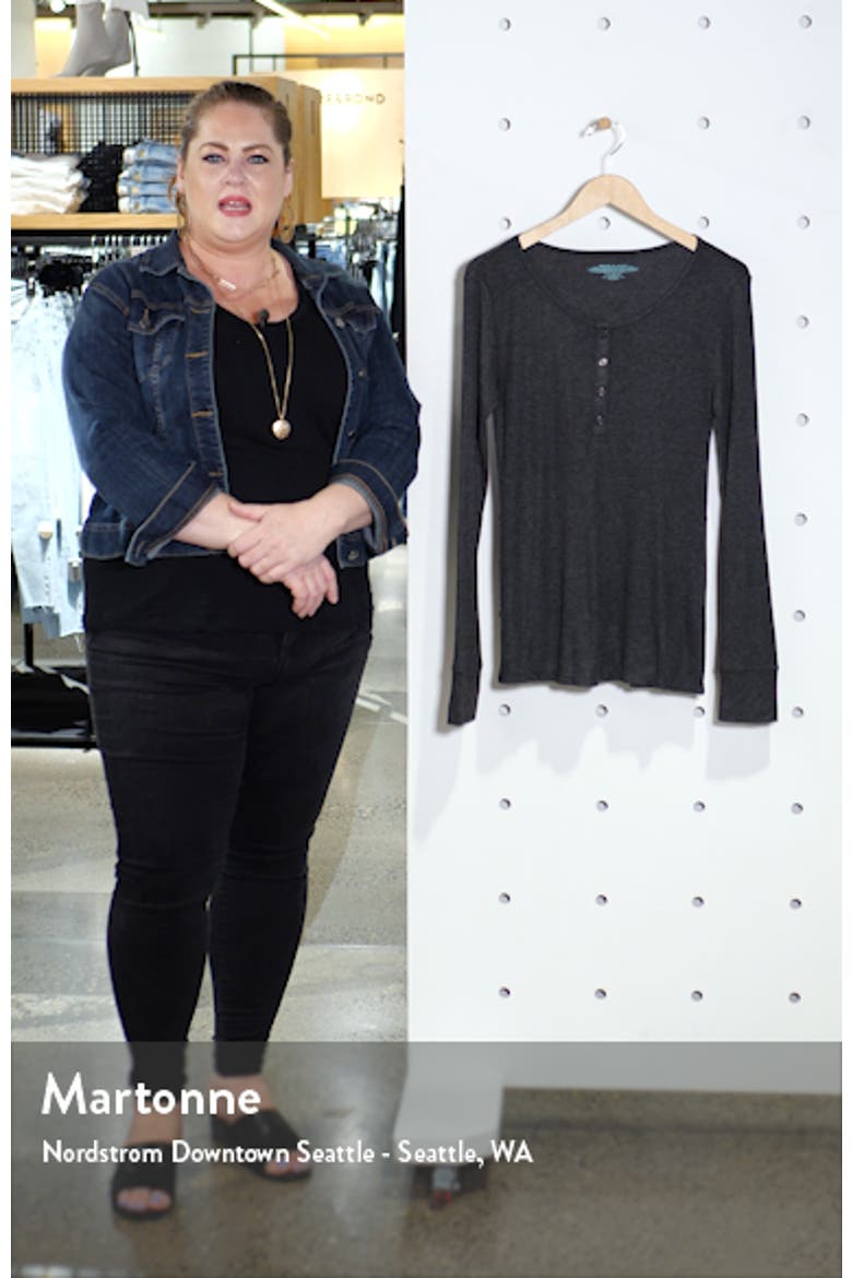 Lounge Henley Tee video