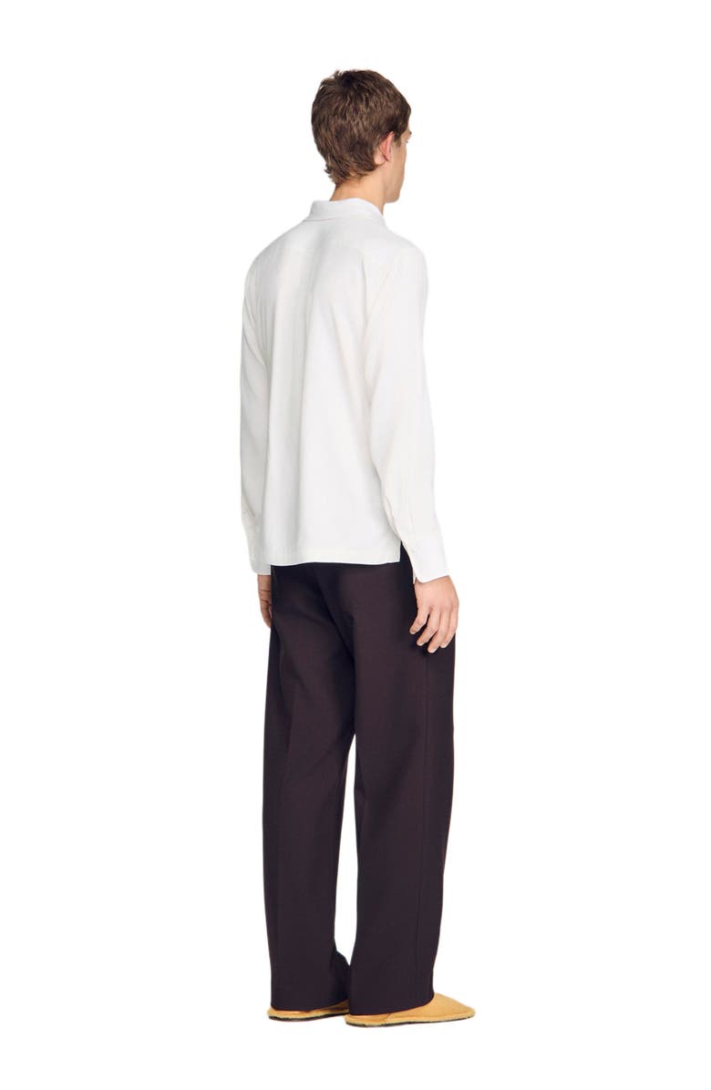 SANDRO Tunic-effect shirt, Alternate, color, White