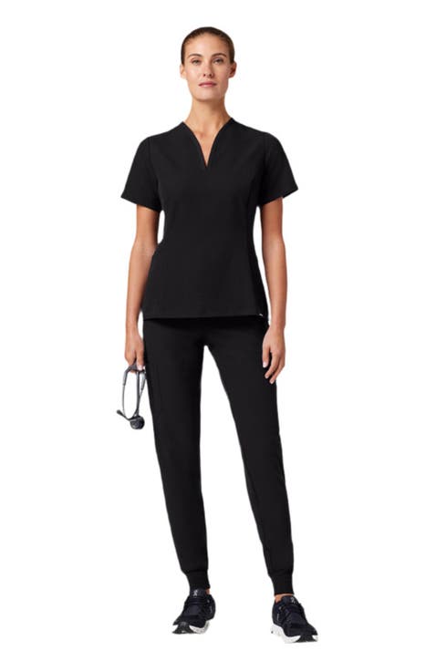 Silex Women's 6-Pocket Slim Mid-Rise Scrub Jogger