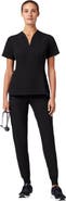 JAANUU Silex Women's 6-Pocket Slim Mid-Rise Scrub Jogger