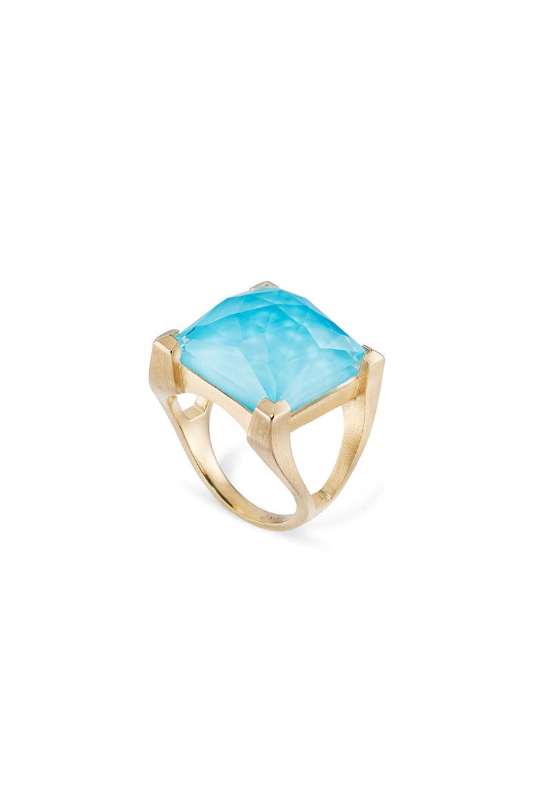 Plaza Ring, Main, color, IRIDESCENT TURQ/ GOLD