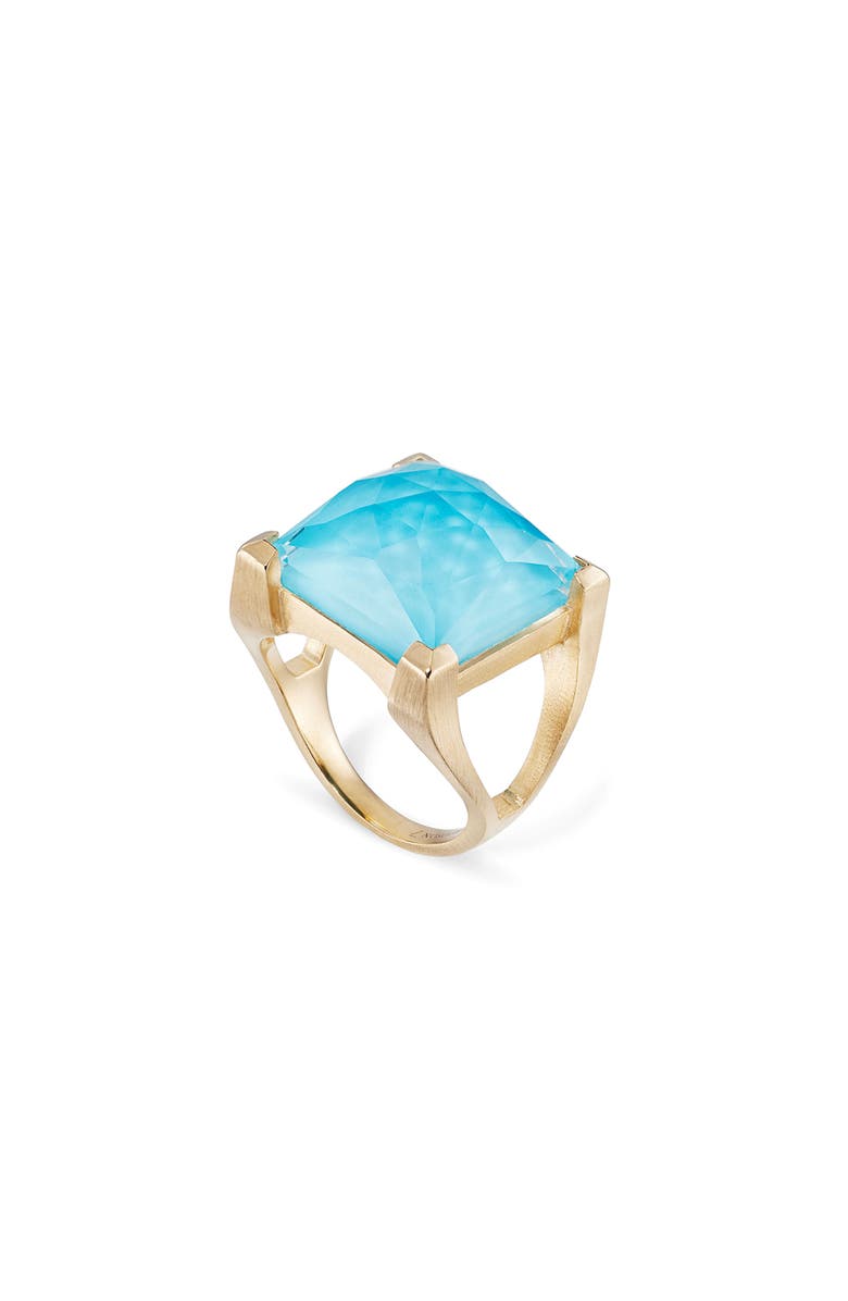 Dean Davidson Plaza Ring, Main, color, Iridescent Turq/ Gold