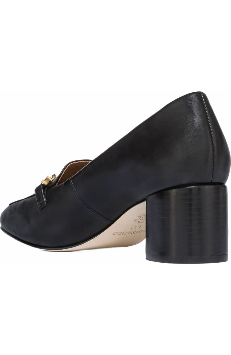 Bernardo Footwear Avery Heeled Chain Loafer, Alternate, color,