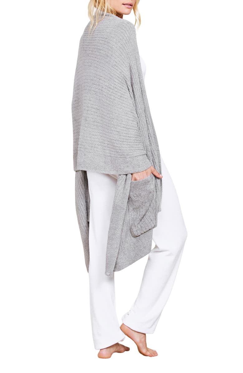 Barefoot Dreams<sup>®</sup> CozyChic<sup>™</sup> Lite Travel Shawl, Alternate, color, Dove Gray