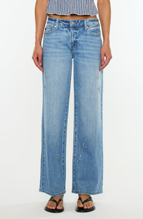 Charlie 90s Low Rise Loose Straight Jeans