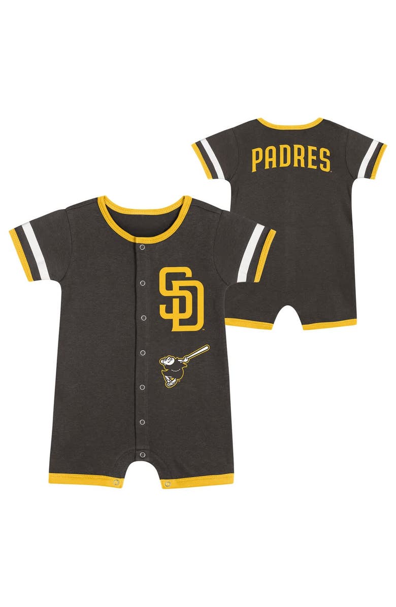 Outerstuff Infant  Brown San Diego Padres Double Hit Coverall 2-Piece Set, Main, color, 