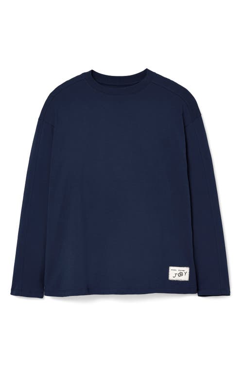 Marc Jacobs Snake Long Sleeve Graphic T-shirt In Blue