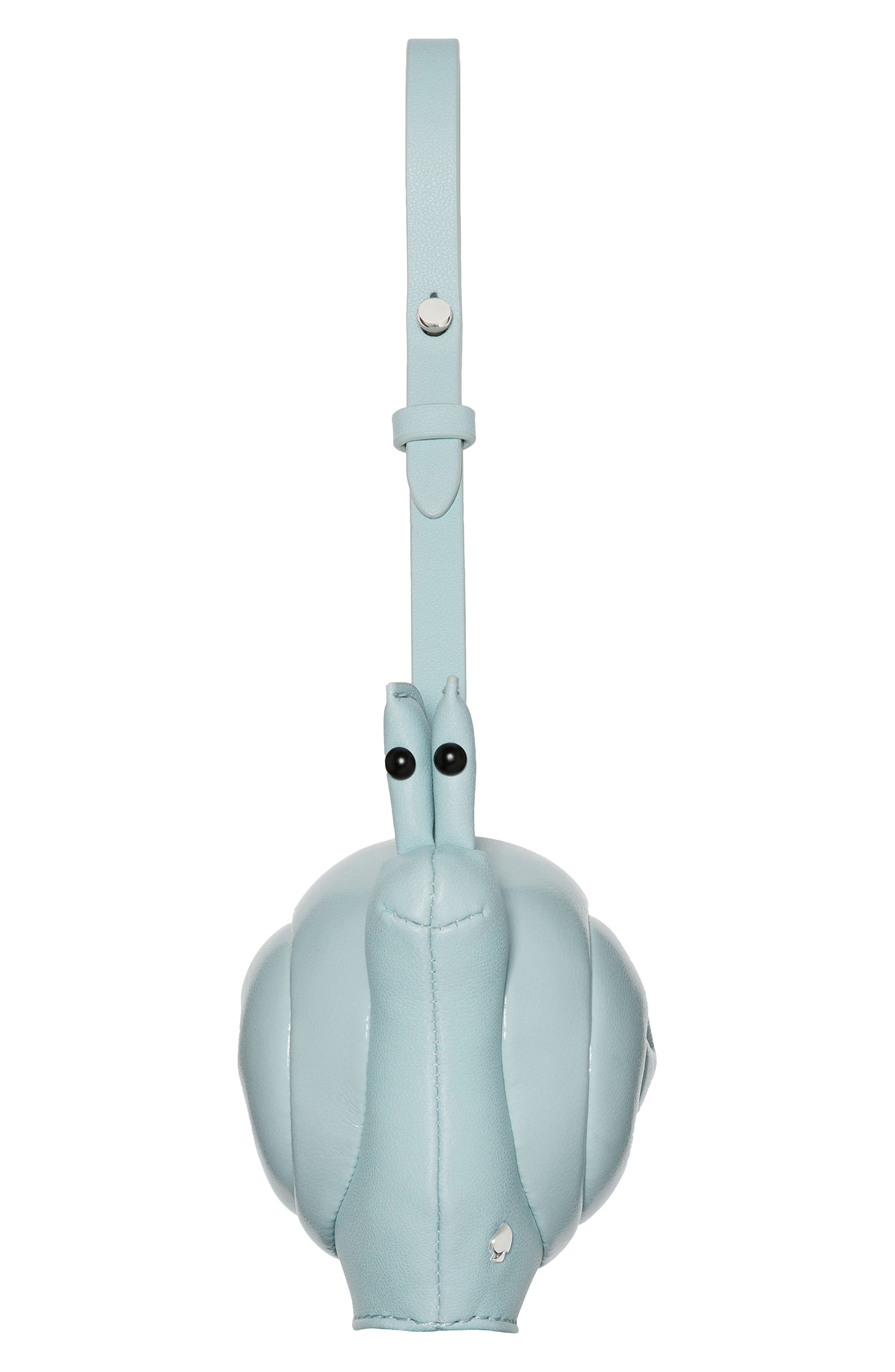 Kate Spade New York snail bag charm, Main, color, English Sea