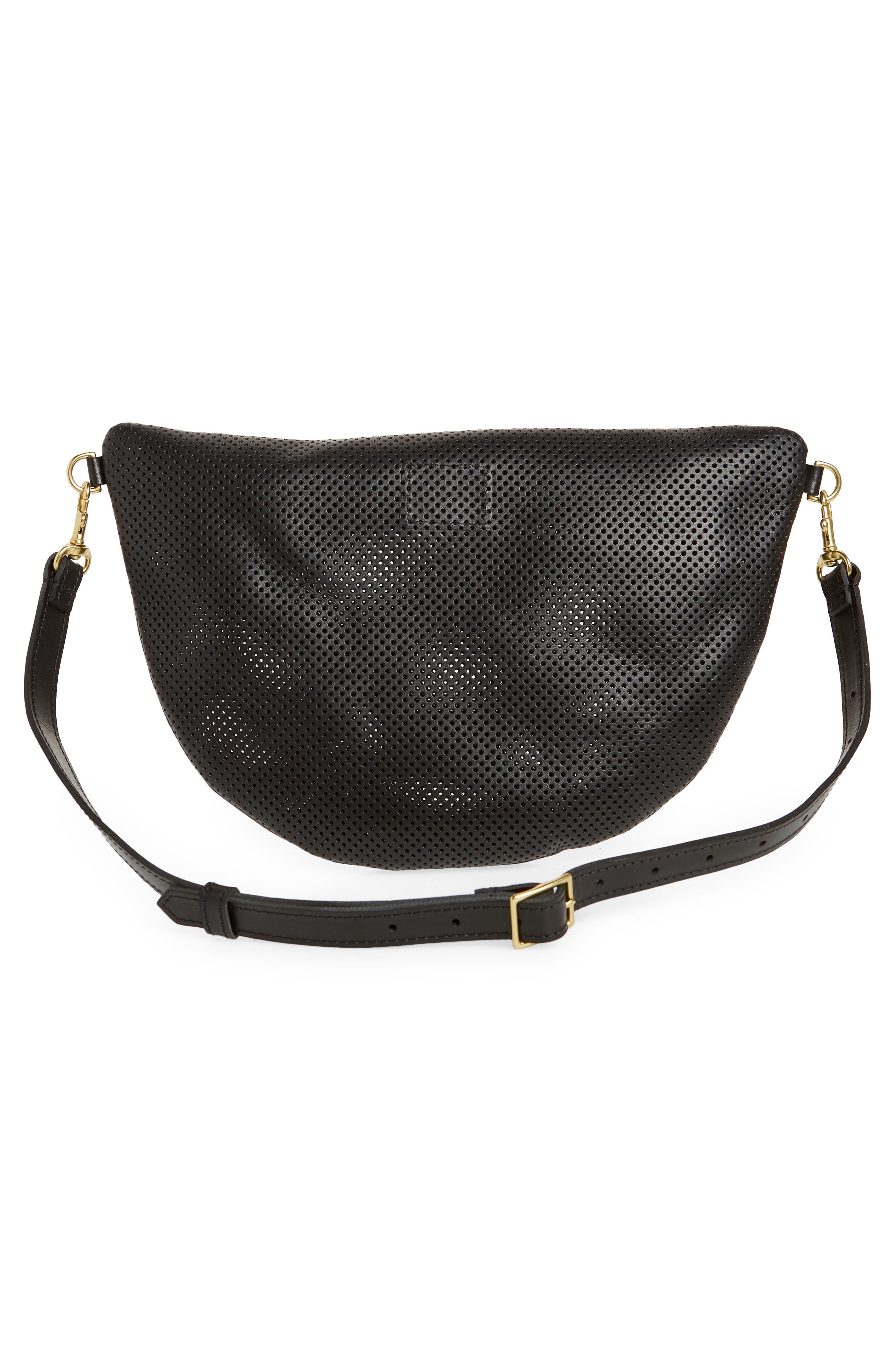 Grande Belt Bag, Alternate, color, BLACK PERF